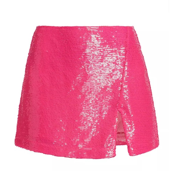 NWT Revolve Love The Label Mona Sequin Skirt - Picture 4 of 6